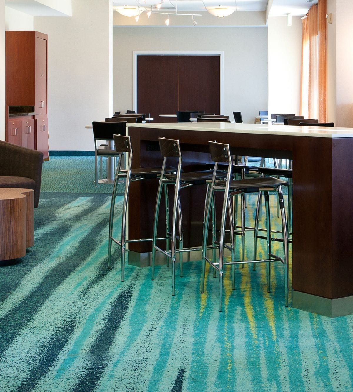 Lobby sitting area at SpringHill Suites Los Angeles LAX/Manhattan Beach